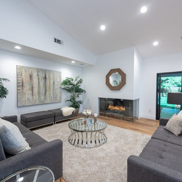 Contemporary Great Room | Wrightwood Residence | Studio City