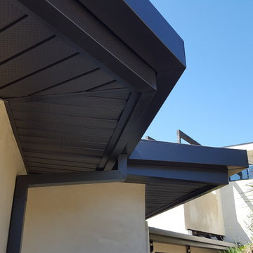 Cladding-Soffits, Fascia, Beams. Box Gutter "Tall" Glendale Ca.