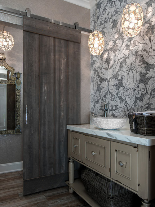 Open Door Powder Room Design Ideas, Remodels & Photos