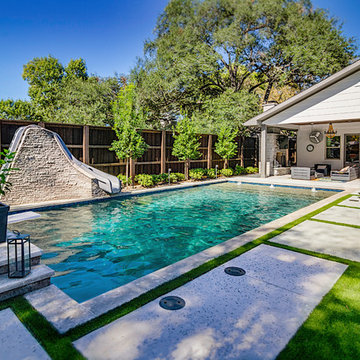 Geometric Pool Designs Dallas, Highland Park & Plano