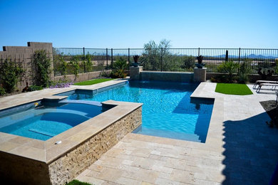 Pool - contemporary pool idea in Phoenix