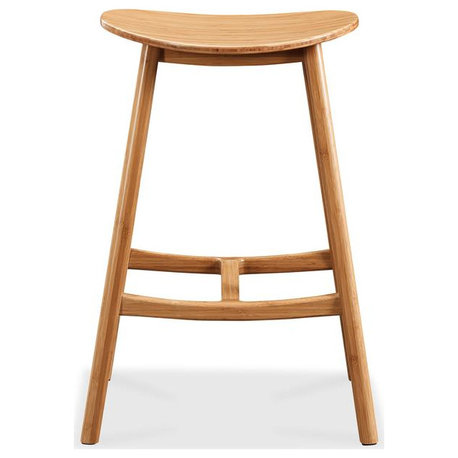 Skol 30" Bar Height Stool, Caramelized, (Set of 2)