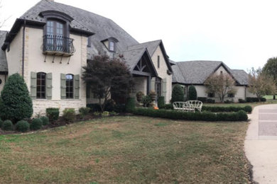 Inspiration for a timeless exterior home remodel in Orange County