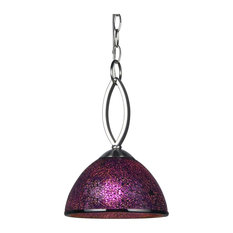 50 Most Por Purple Pendant Lights For 2019 Houzz Alexis Mini Pendant Mosaic Purple