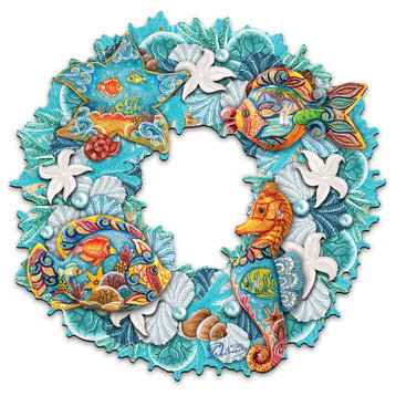 Costal Sea Creatures Wreath