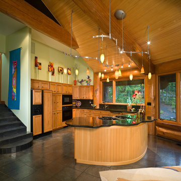 The Carousel House; Murray Arnottt Design. LogWork: Nicola LogWorks