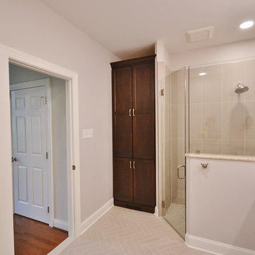 Malvern Master Bath Remodel with Large Barrier Free Shower