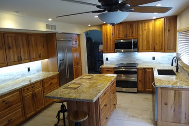Cottage kitchen photo in Phoenix