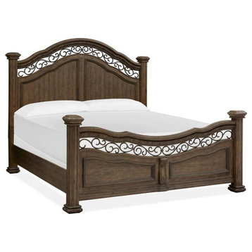 Magnussen Durango Panel Bed in Willadeene Brown, King