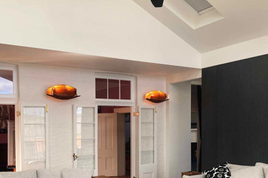 Inspiration for a contemporary living room in Hobart.