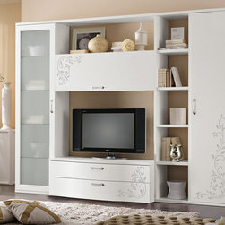 Italian Wall Unit Sogno by SPAR - $2,485.00 - Entertainment Centers And Tv Stands