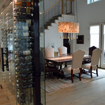 Dining Room Home Glass Wine Cellar