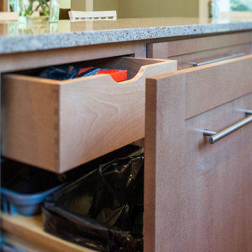 Dovetail Detailed Waste/Recycle Drawer in West Chester, PA