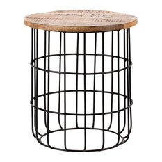 Auxon Cage Side Table