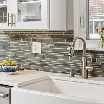 White and Gray Kitchen Design Havertown, PA