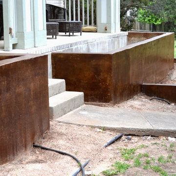 Terraced Concrete Planters