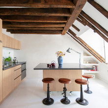 Cuisine blanc et bois