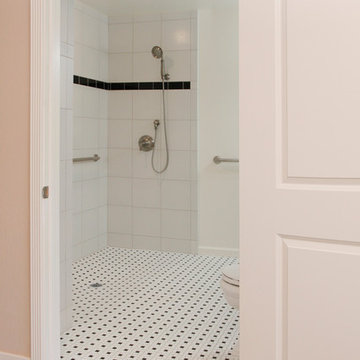ADA Compliant Bathroom With Wheelchair Accessible Shower