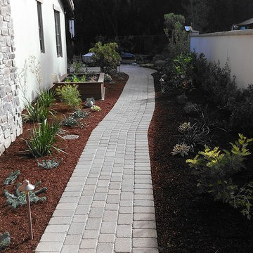 Garden Paver Walkway