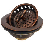 SimplyCopper - 3.5" Wingnut Strainer Drain for Copper Kitchen/Bar Sink - SimplyCopper drains fit a US Standard 3.5" drain opening. Beautifully designed for your copper sink, our drains will add the finishing touch, finished in our Aged Copper for a perfect match.