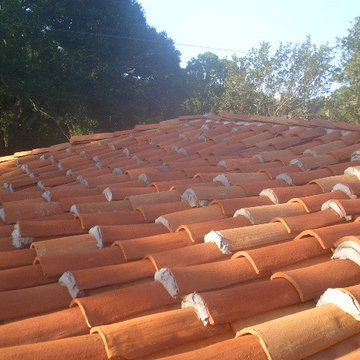 Clay tile roofing