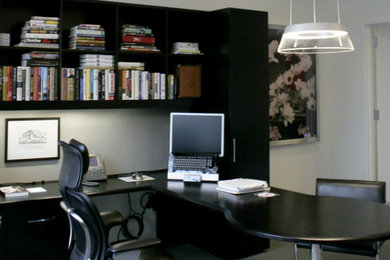 Home office - modern home office idea in DC Metro