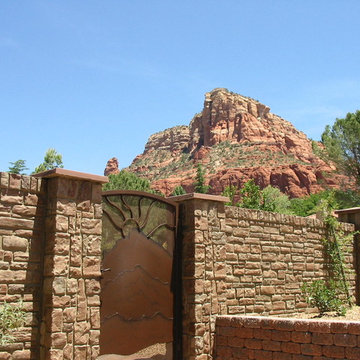 Custom gates based on rideline of mountain