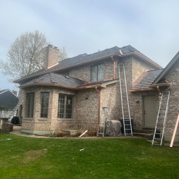 Copper Gutters & Copper Flashing in Palatine, IL