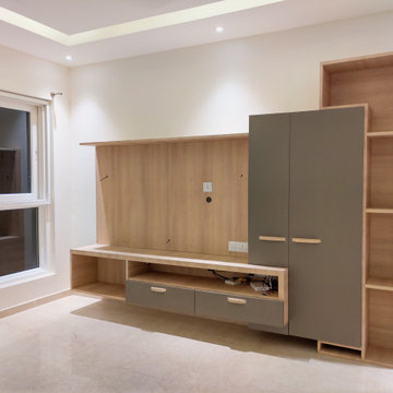Modern & Stylish Entertainment Unit - By STUDIOAVA Architects