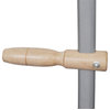 vidaXL Scythe Brush Cutter with Grinding Stone Steel Blade Wooden Handles