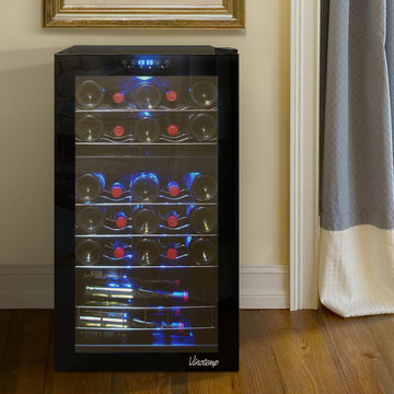 24-Bottle Dual-Zone Touch Screen Wine Cooler