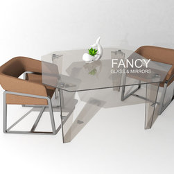 STALACTITE GLASS DINING TABLE - Furniture