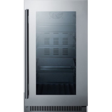 Summit CL181WBVC 18"W 2.6 Cu. Ft. Built-In or - Stainless Steel
