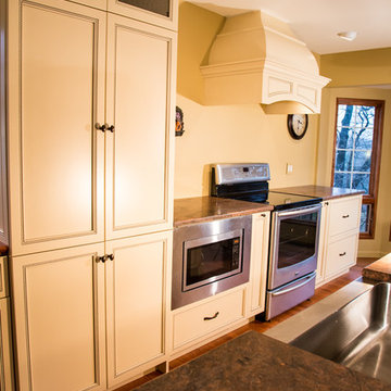 Old World Traditional White Kitchen in Towson, Maryland