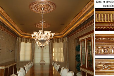 Inspiration for an eclectic dining room remodel in Los Angeles