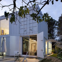 Architecture : Une maison transportable construite avec des containers