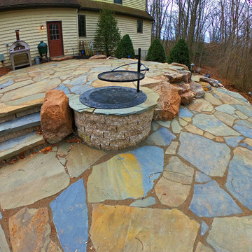 Natural Stone Backyard Makeover