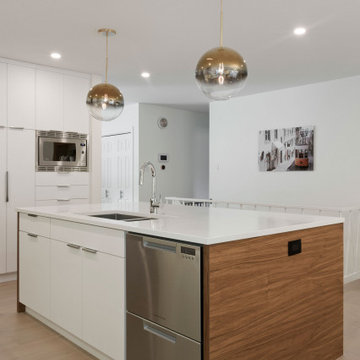 Contemporary Walnut Kitchen