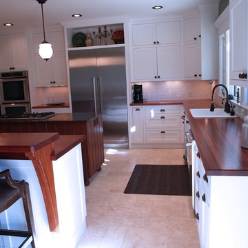 Custom Solid Wood Jatoba Edge Grain by DeVos Custom Woodworking