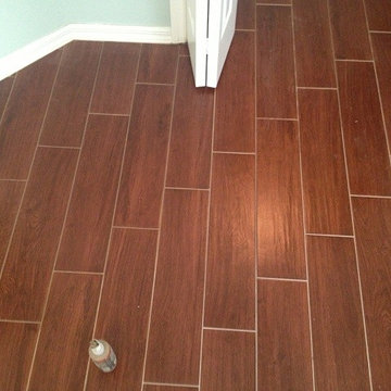 Tile installation