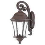 Acclaim Lighting - Acclaim Lighting 3602BC Waverly, 1-Light Outdoor Wall Lantern - This One Light Wall Lantern has a Black Finish andWaverly One Light Ou Black Coral Hammered *UL Approved: YES Energy Star Qualified: n/a ADA Certified: n/a  *Number of Lights: 1-*Wattage:100w Medium Base bulb(s) *Bulb Included:No *Bulb Type:Medium Base *Finish Type:Black Coral