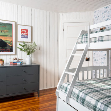 Airplane inspired kids room