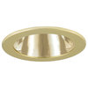 3" Aperture Low Voltage Trim, Polished Brass Reflector And Trim