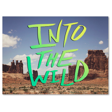 'Into the Wild, Moab' Canvas Art by Leah Flores