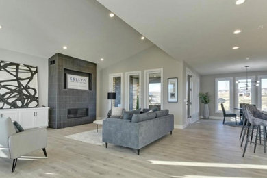 Example of a minimalist home design design in Omaha