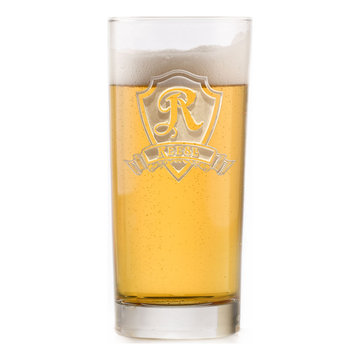 Custom Engraved Barware Glasses, Personalized Home Bar Glassware