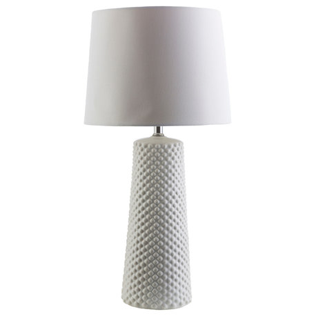 Wesley Table Lamp, White