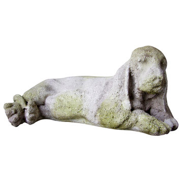 Basset Hound Garden Statue