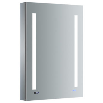 24"x36" Tall Medicine Cabinet With LED Lighting and Defogger, Left Swing