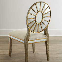 John-Richard Collection Lela Eglomise Side Chair - Dining Chairs